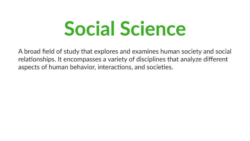 530 social science